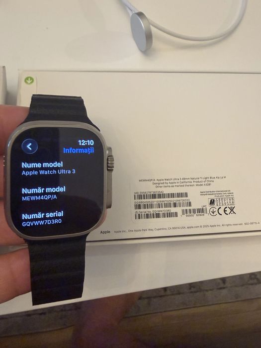 Apple Watch Ultra  3 celular Factura si garantie 20 luni