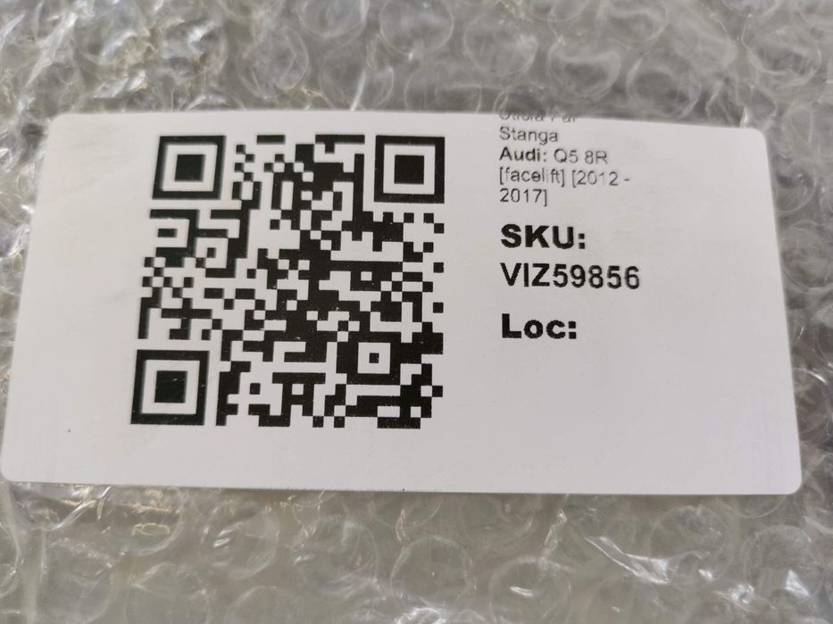 Sticla Far Stanga Audi Q5 8R [facelift] 2012 2013 2014 2015 2016 2017