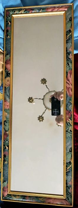 Oglinda vintage rama lemn