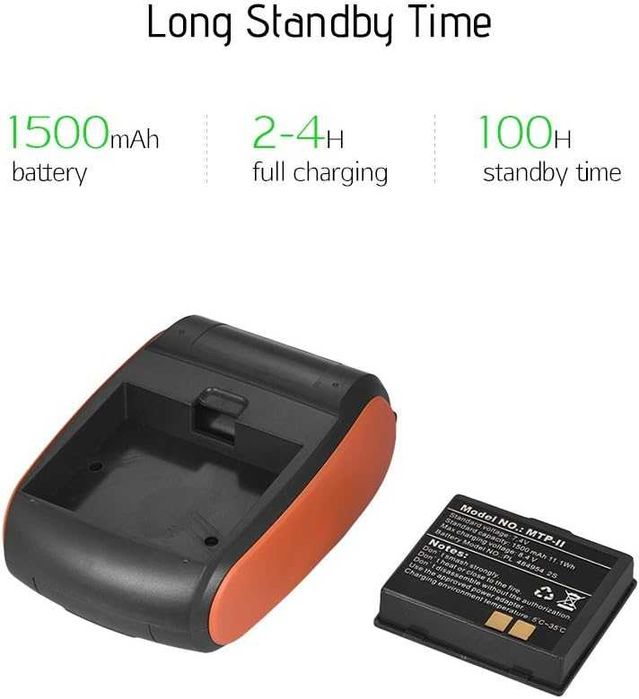 Imprimanta Termica Portabila PT-210 Bluetooth 58mm Android si iOS