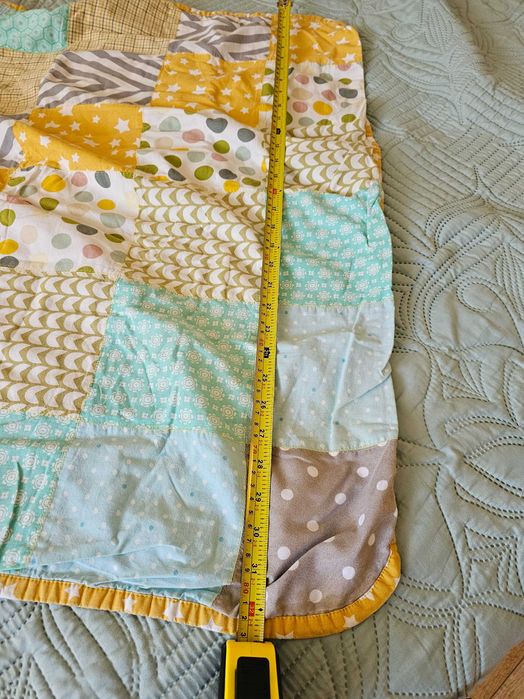 Бебешко одеалце ръчна изработка 82х82см