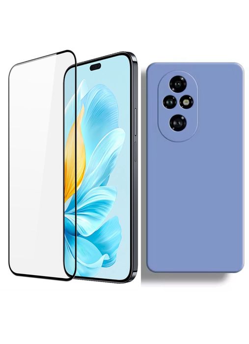 Husa Soft Silicon + Folie Sticla / Silicon -  Honor 200/400/LITE/PRO