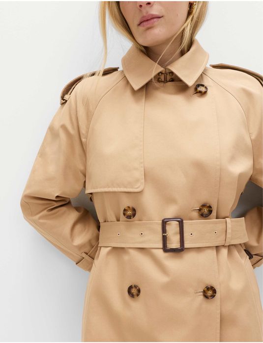 Тренч модный длинный. Великобритания. Бренд M&S. Новый с этикеткой