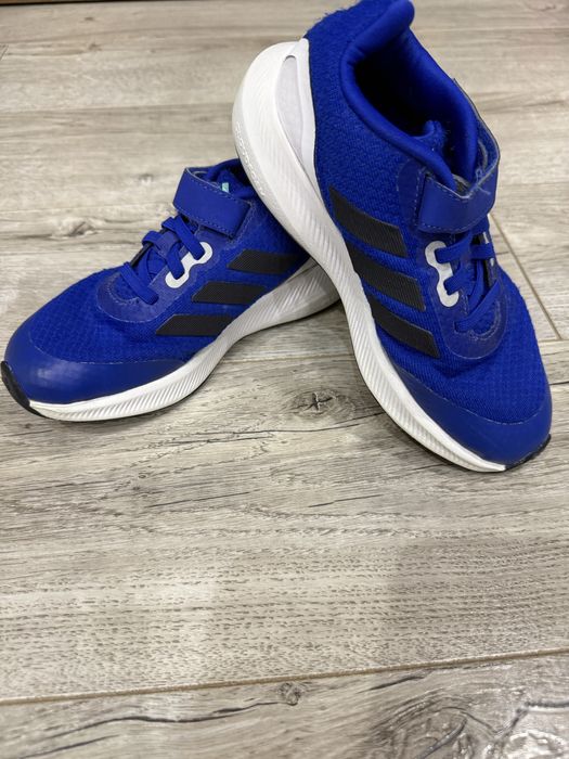 Маратонки Adidas runfalcon 3.0 с велкро лепенка, кралско синьо