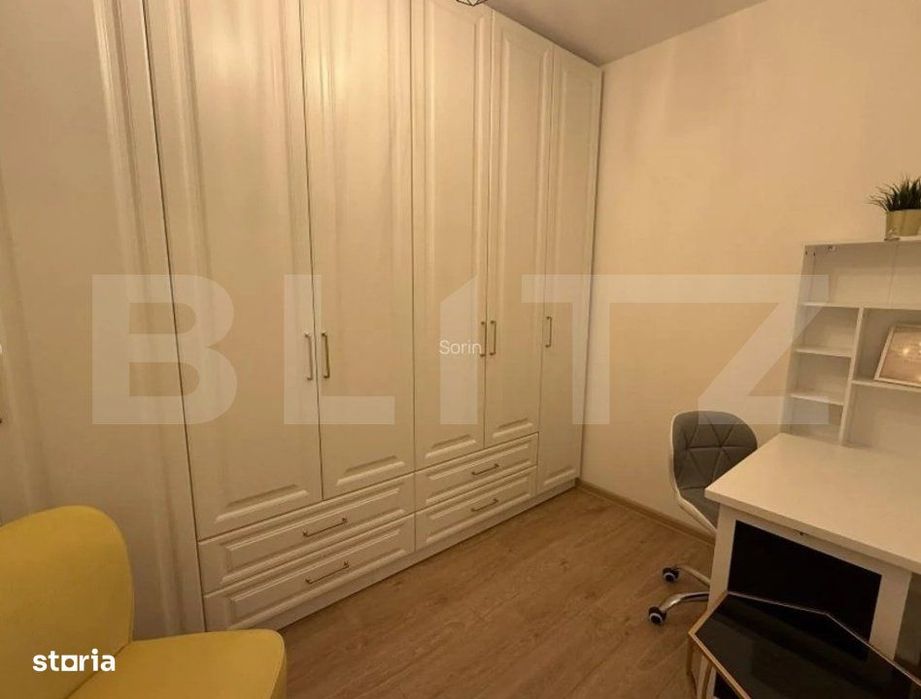 Apartament cu 2 camere + birou mobilat si utilat complet, 56 mp, Braso — fotografia 1