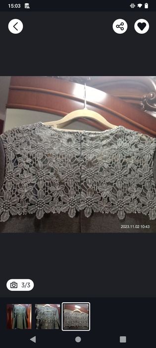 Короткое женское платье