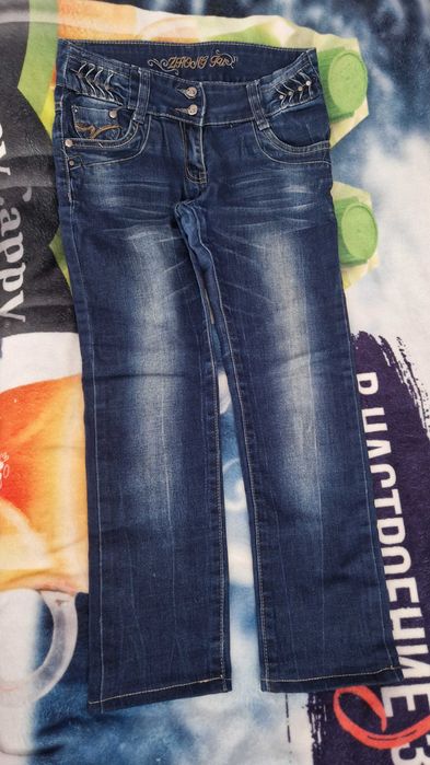 Лот от 3 чифта детски дънки-марка Zara Woman,Y.F.K.,Zhong Fn-152-158 размер