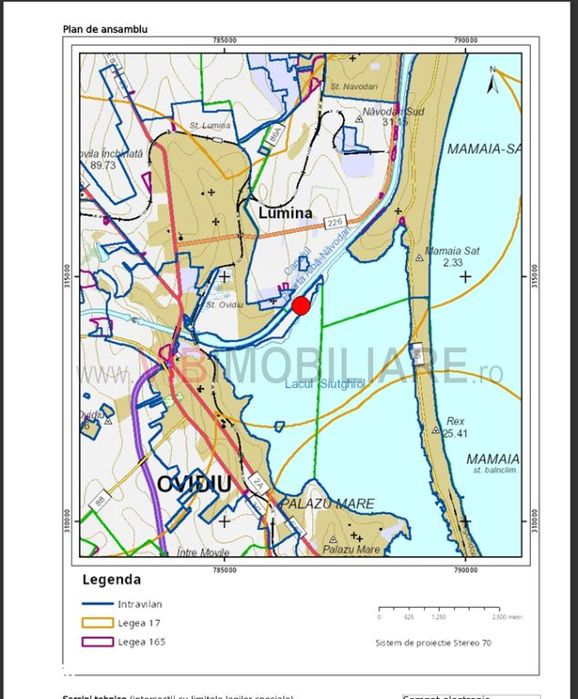 13,5 ha teren intravilan pe malul Lacului Siutghiol