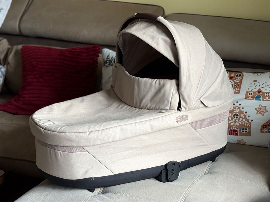 Cybex Cot S Lux almond beige кош за новородено