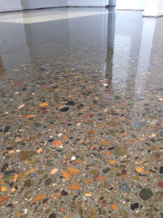 Бетон полировка глянец фактура