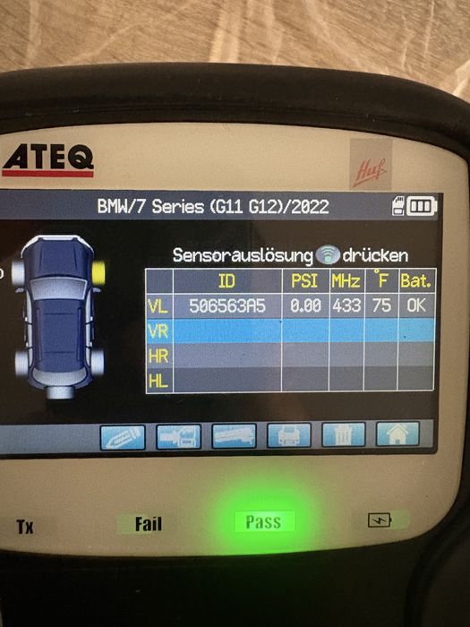 Senzori presiune roți / TPMS / RDC /RDKS  BMW  seia 2  3  4 5 7 x3 x4 ( modele noi G )