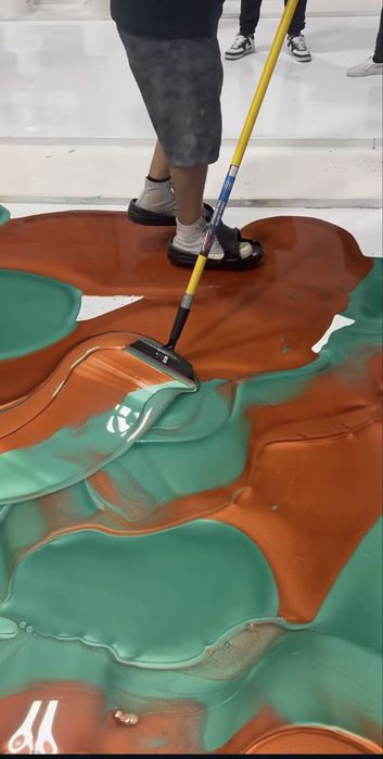 Эпоксидный смала наливной пол. EPOXY FLOOR COATING SYSTEMS ALEM-500