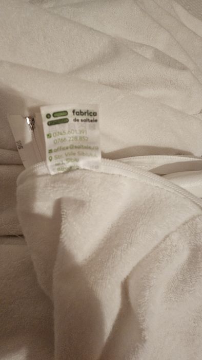 Husa saltea impermeabila cu bumbac 120×190cm