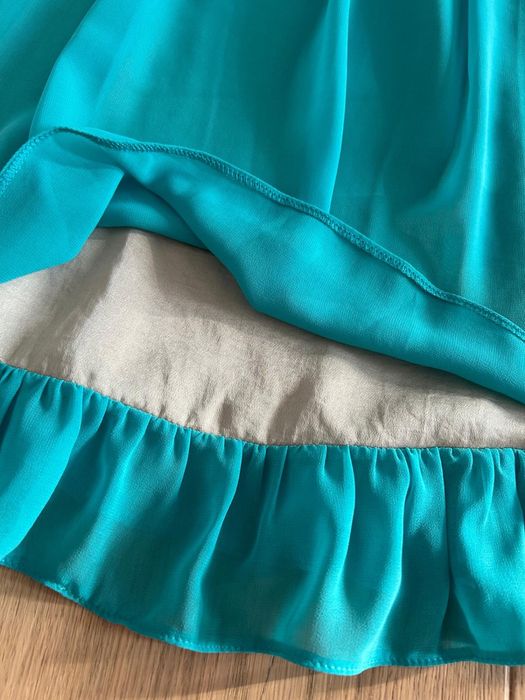 Rochie elegantă turcoaz Guara mărimea 40, cupe bust