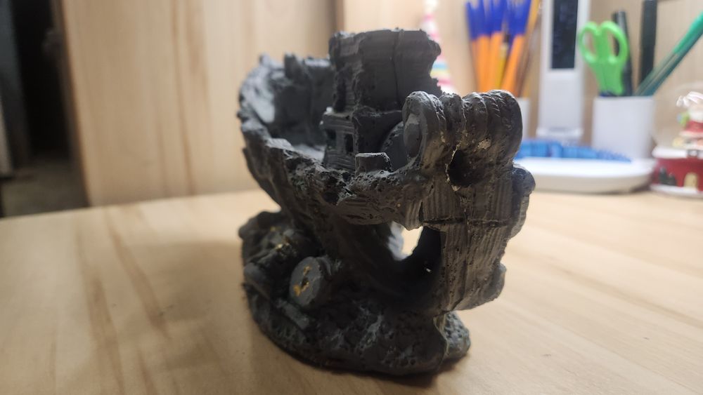 Корабль-грот для аквариума