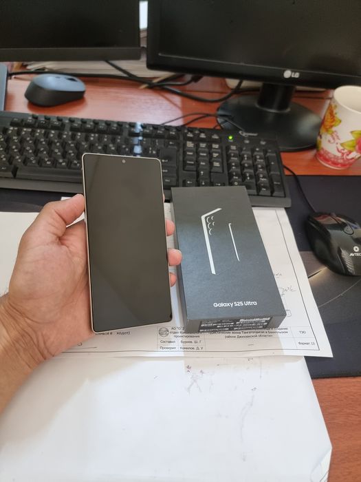 Samsung S25ultra 5G 12/256gb ideal iwlawi zur aybi yuq tozza telefon