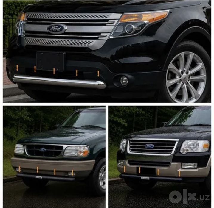 Защита бампера на Ford Explorer 2 3 4 5 поколения
