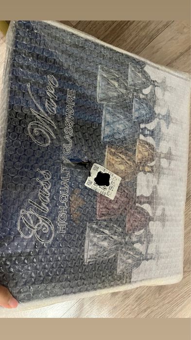 6+6 набор бокалов и рюмок