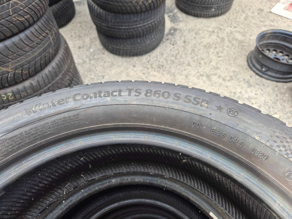 4 Anvelope de IARNA - 245/50/19 - Continental OEM BMW X3 X4 - APP NOI - DOT 2023 RFT