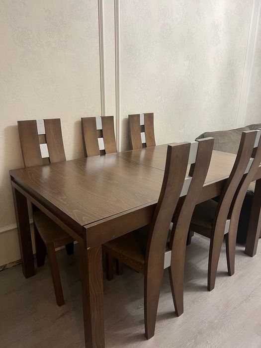 Стол со стульями италия диван