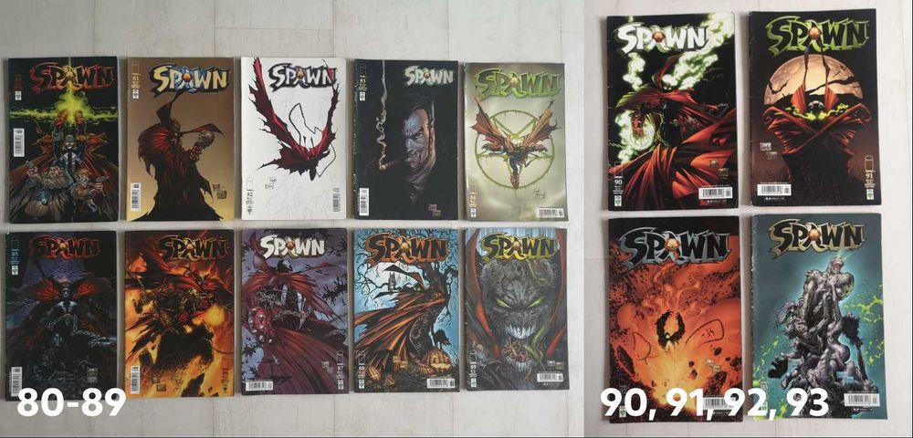 Set 98 benzi desenate Spawn de la Image Comics