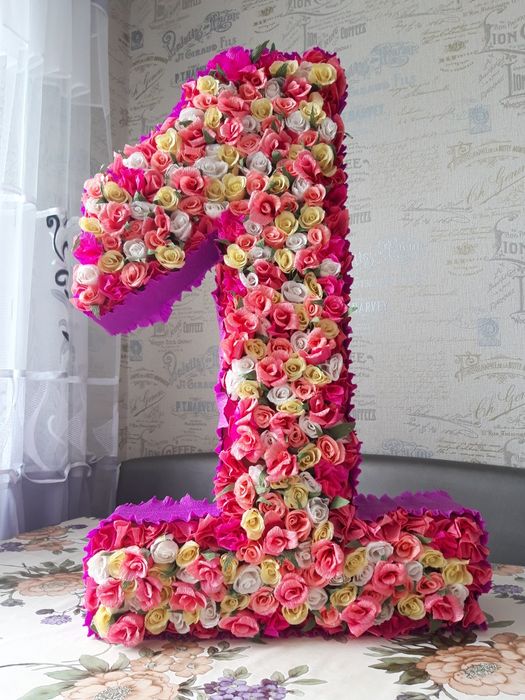 Цифра номер 1 для девочек