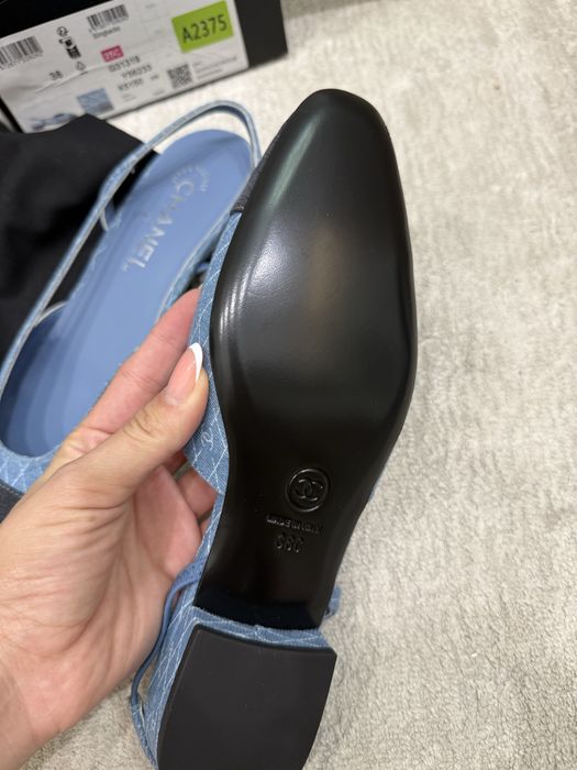 Туфли Слингбэки Chanel 2025