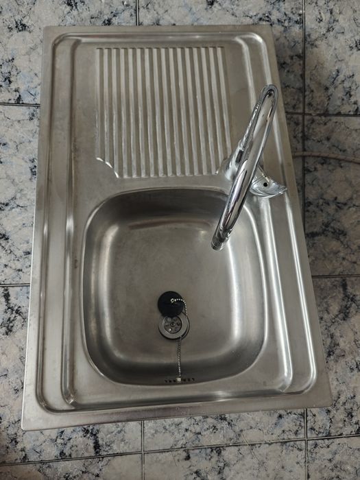 Алуминиева мивка за вграждане