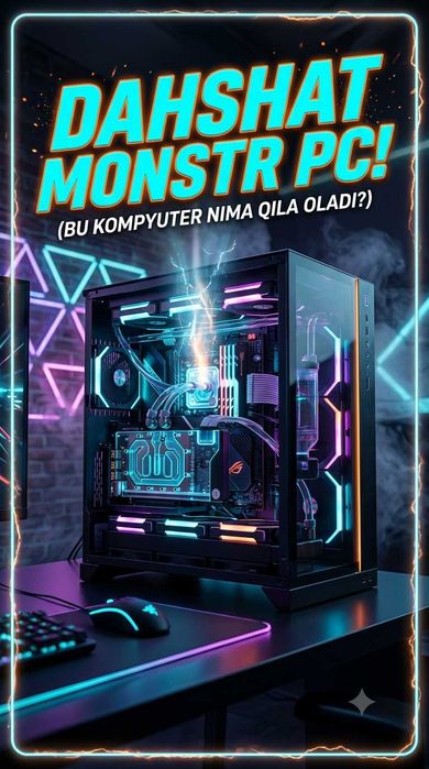 gaming kompyuterlar yig‘amiz va sotamiz!