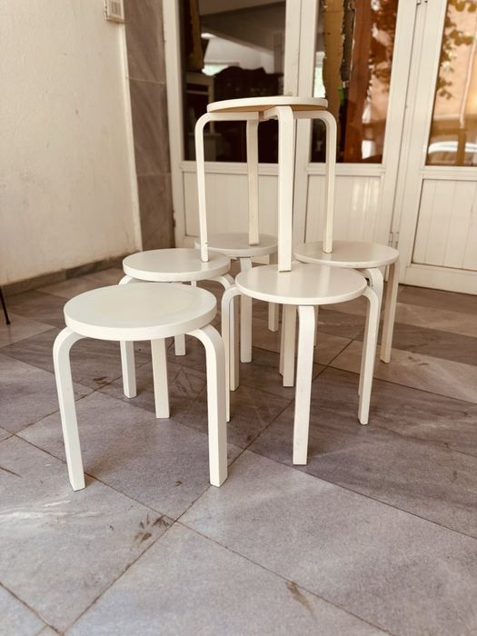 Винтидж шведски табуретки Икеа