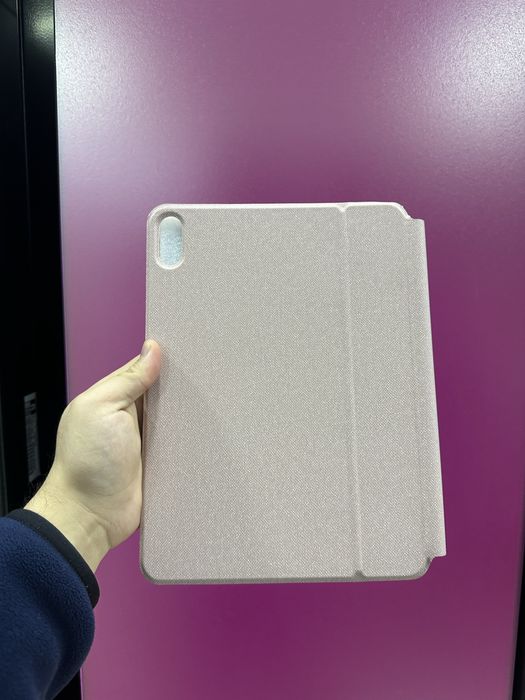 Apple Ipad 11 A16 keyboard pink Чехол клавиатура