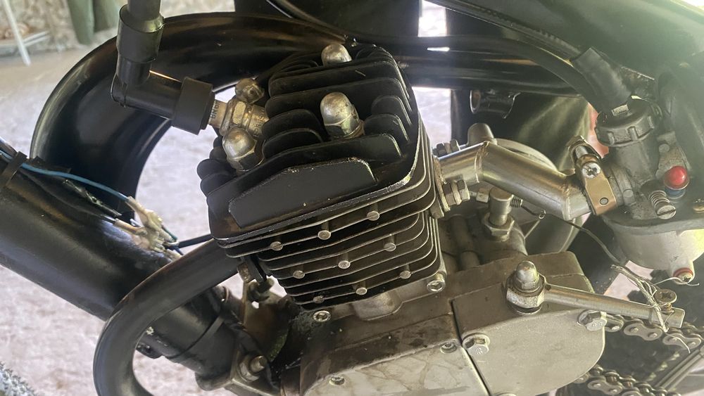 Vând / Schimb Bicicletă cu Motor 80cc 2T - Upgrade-uri + Toba Banana | 850 lei