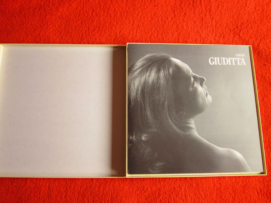 vinil Lehar -Giuditta -Edda Moser,Nicolai Gedda-Germany 1985 impecabil