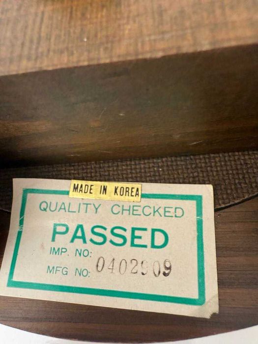 Винтидж дървен часовник с кварцов механизъм