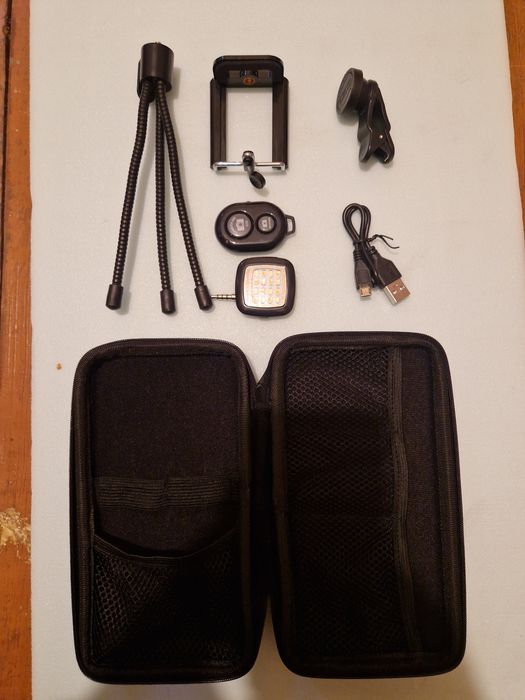 Комплект за селфи снимане за телефон снимки блутут управление стойка с