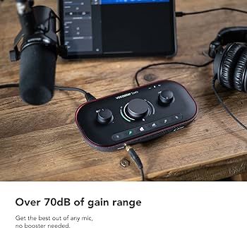 Аудио интерфейс Focusrite Vocaster Two
