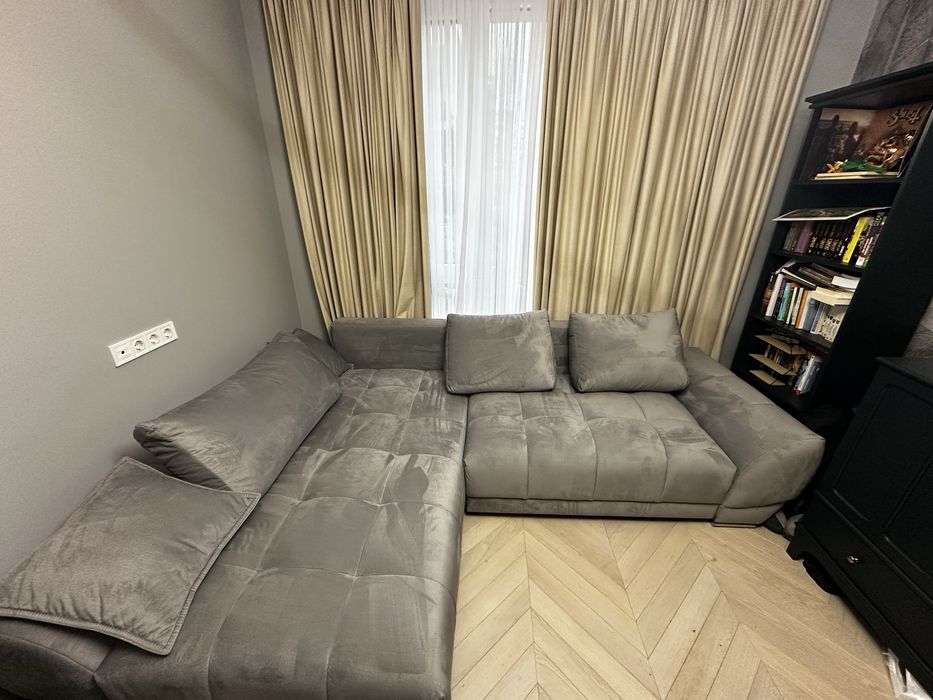 Coltar extensibil gri