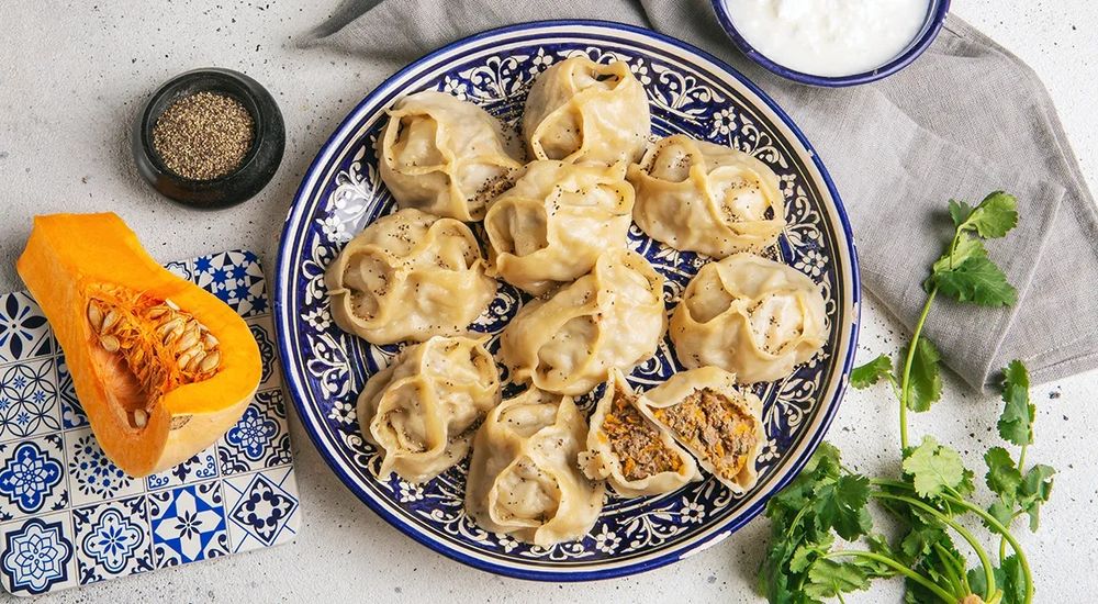 Манты ручной лепки Алматы