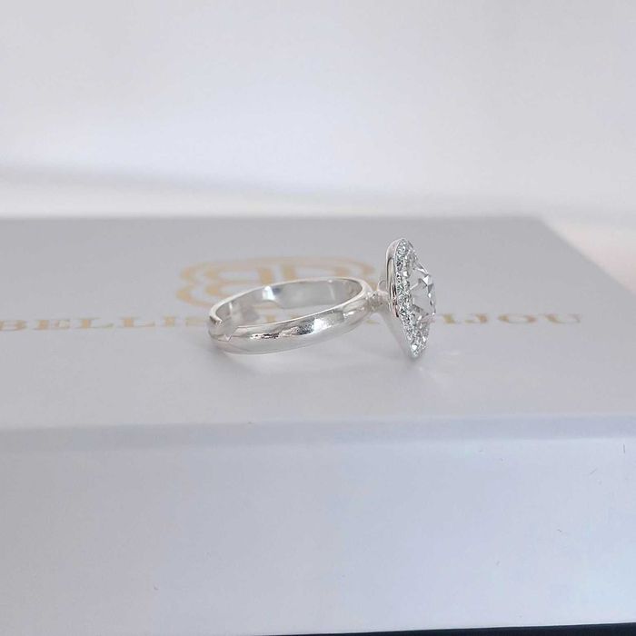 Дамски Сребърен Пръстен с Кристали ''Swarovski''
