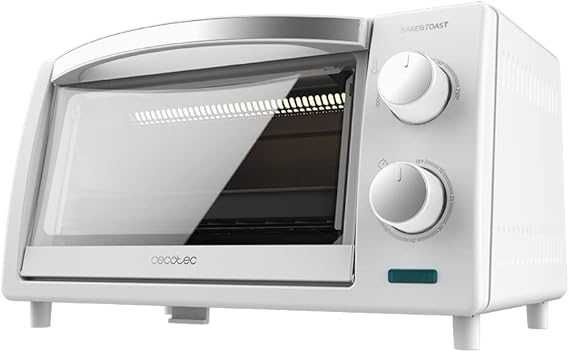 Мини фурна Cecotec Bake&Toast 1000, Бяла, 800 W, 10L
