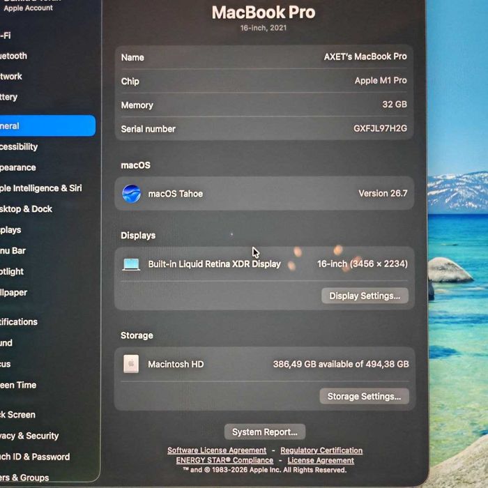 MacBook Pro 16” M1 Pro / 32GB RAM / 512GB SSD – Impecabil