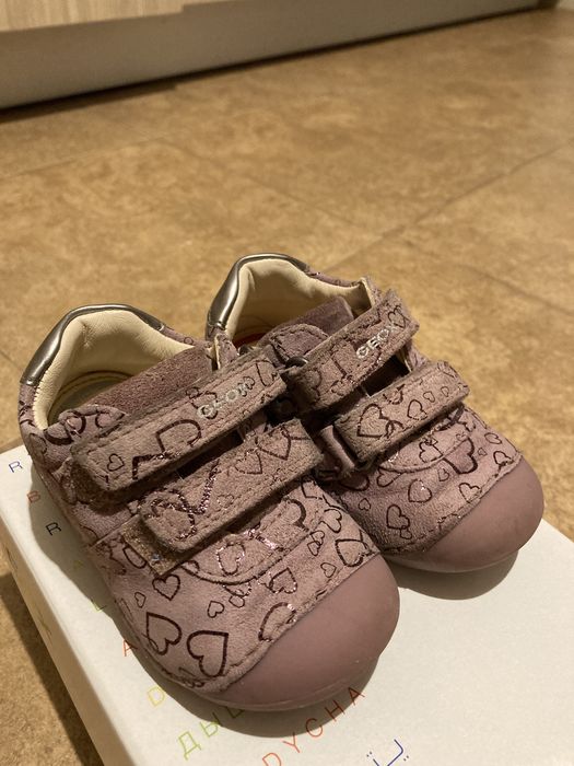 Pantofi Geox piele intoarsa 22