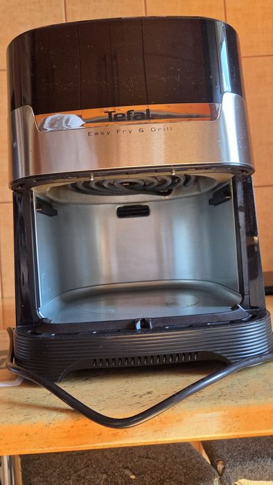 Friteuza cu aer cald Tefal Easy Fry&Grill 2in1 air fryer EY505D15, 1400W, 4.2L, temperatura ajustabila, 8 programe