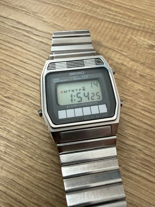 SEIKO A628-5000 LCD Дигитален Соларна Батерия 1971