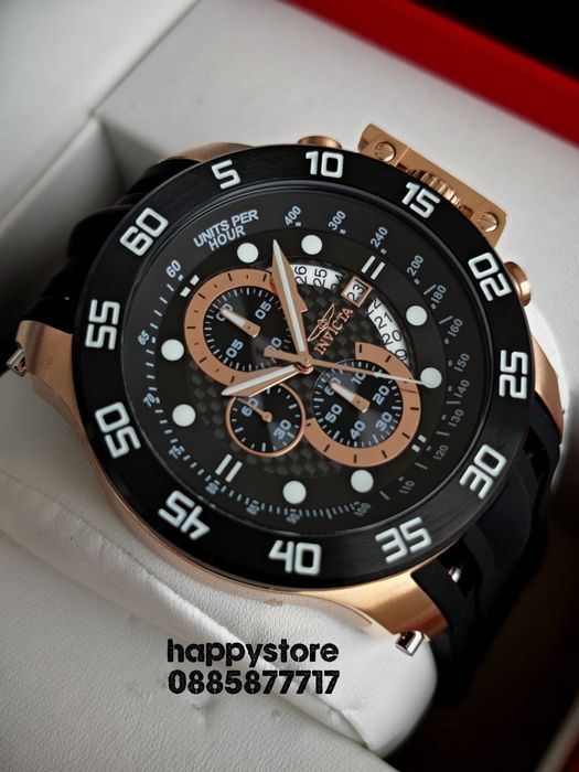 INVICTA I-Force black gold 51 mm, Инвикта нов ръчен часовник