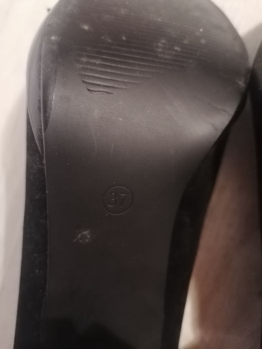 Pantofi dama eleganti din catifea, piele interior, Impecabili, mar 37