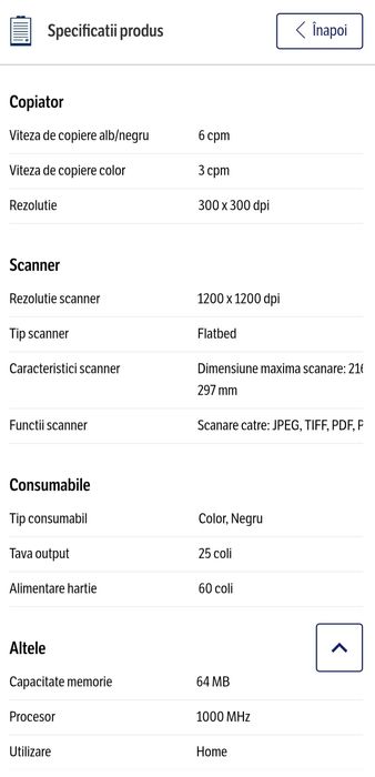 Imprimanta noua HP DeskJet 2922 All-in-One