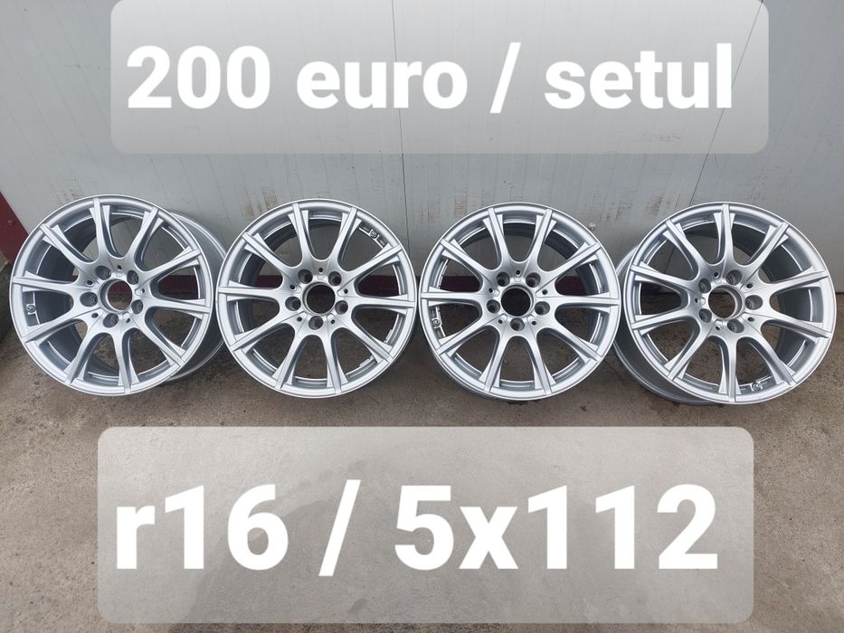Jante aluminiu originale r16 / Mercedes Vw Audi Skoda Seat / 5x112