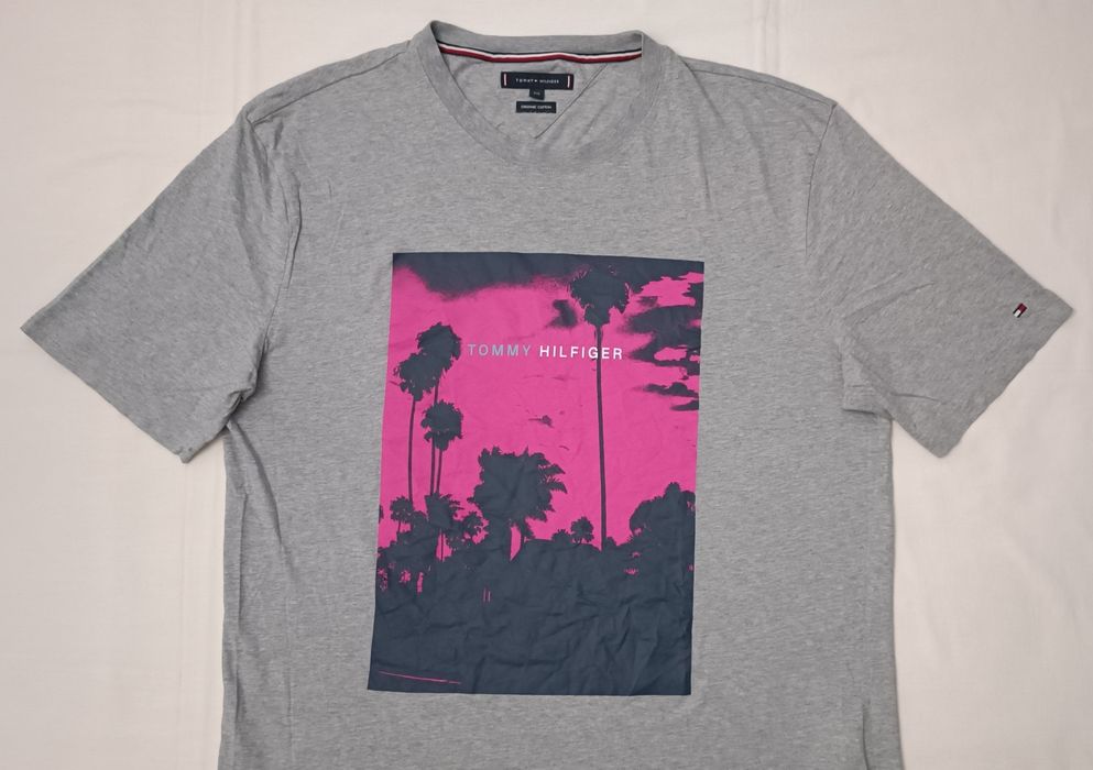 Tommy Hilfiger оригинална тениска 2XL памучна фланелка