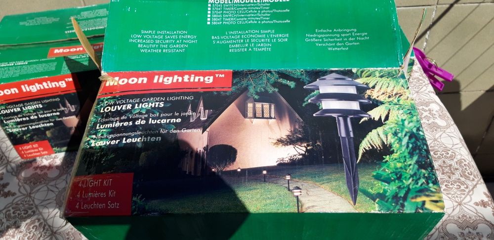 3 seturi de lumini de gradina